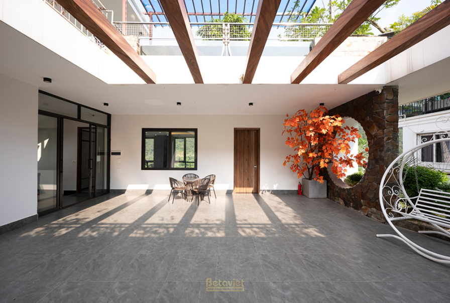 Thi công biệt thự TC22165, giai đoạn hoàn thành – sảnh chính