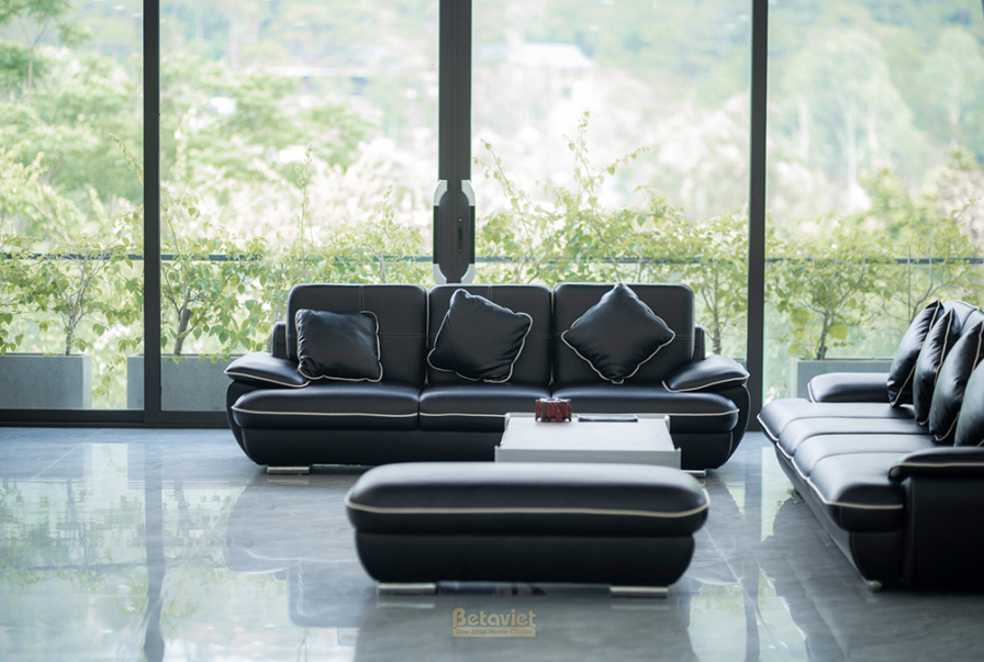Thi công biệt thự TC22165, giai đoạn hoàn thành – phòng khách