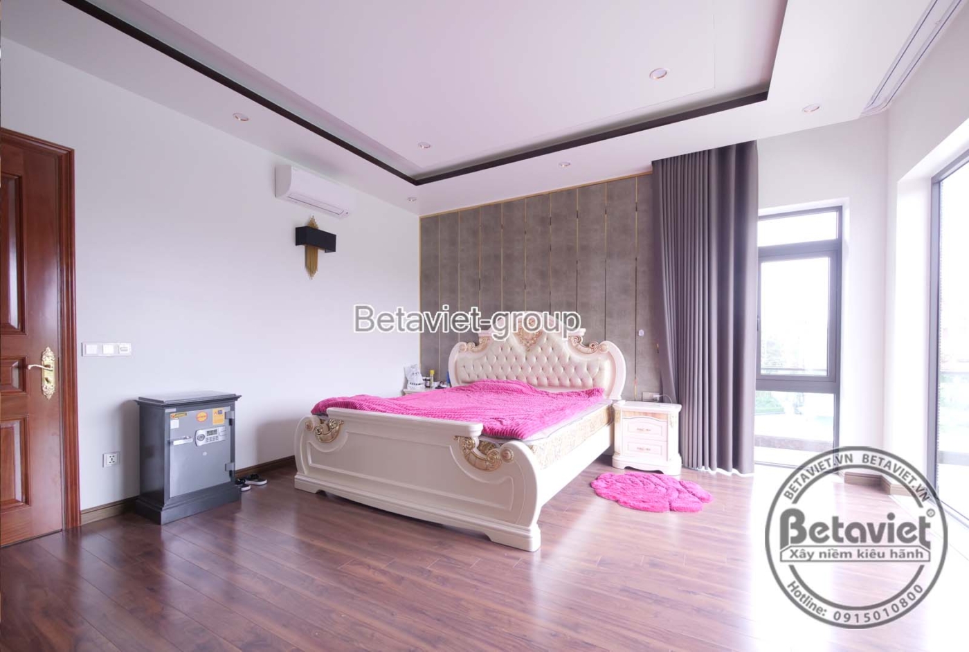 Thi công biệt thự hiện đại TC20026, giai đoạn hoàn thành – phòng ngủ (4)