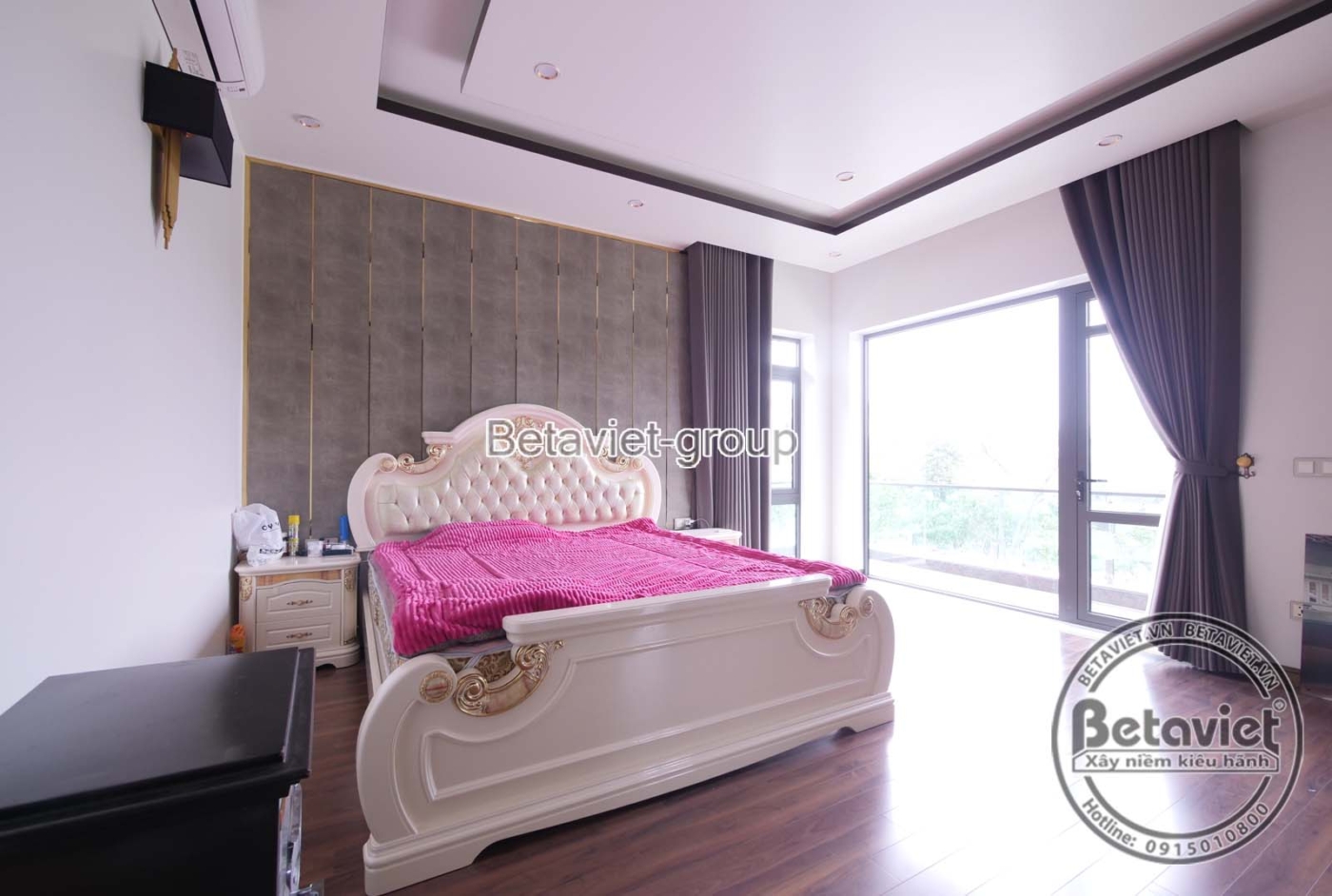 Thi công biệt thự hiện đại TC20026, giai đoạn hoàn thành – phòng ngủ (3)