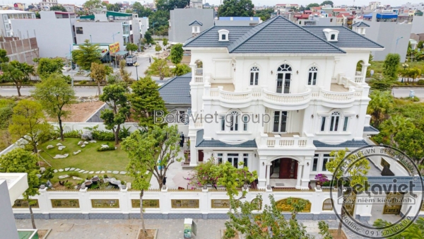 Xây dựng biệt thự tân cổ điển 3 tầng 560m2 tại KĐT Lạc Hồng Phúc – TC19014