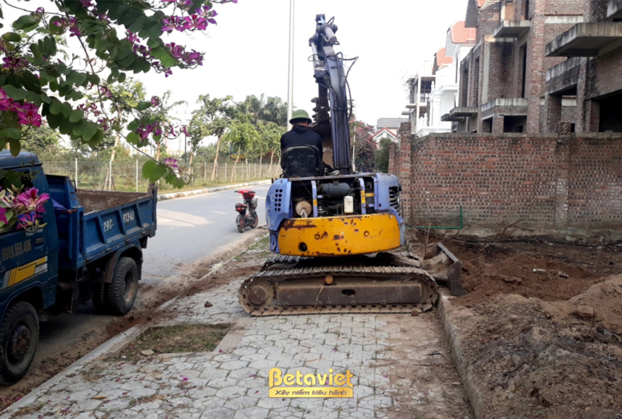 Thi công biệt thự TC21150, giai đoạn khởi công – kết cấu phần thô (2)