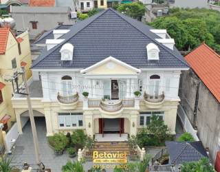 Hoàn thiện thi công biệt thự tân cổ điển trọn gói tại Quảng Ninh – TC20210