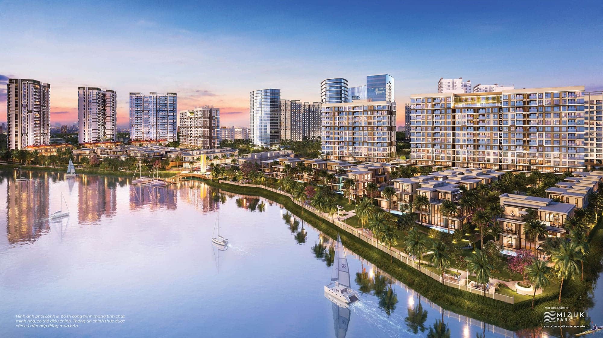 Công viên chủ đề tại khu đô thị Mizuki Park