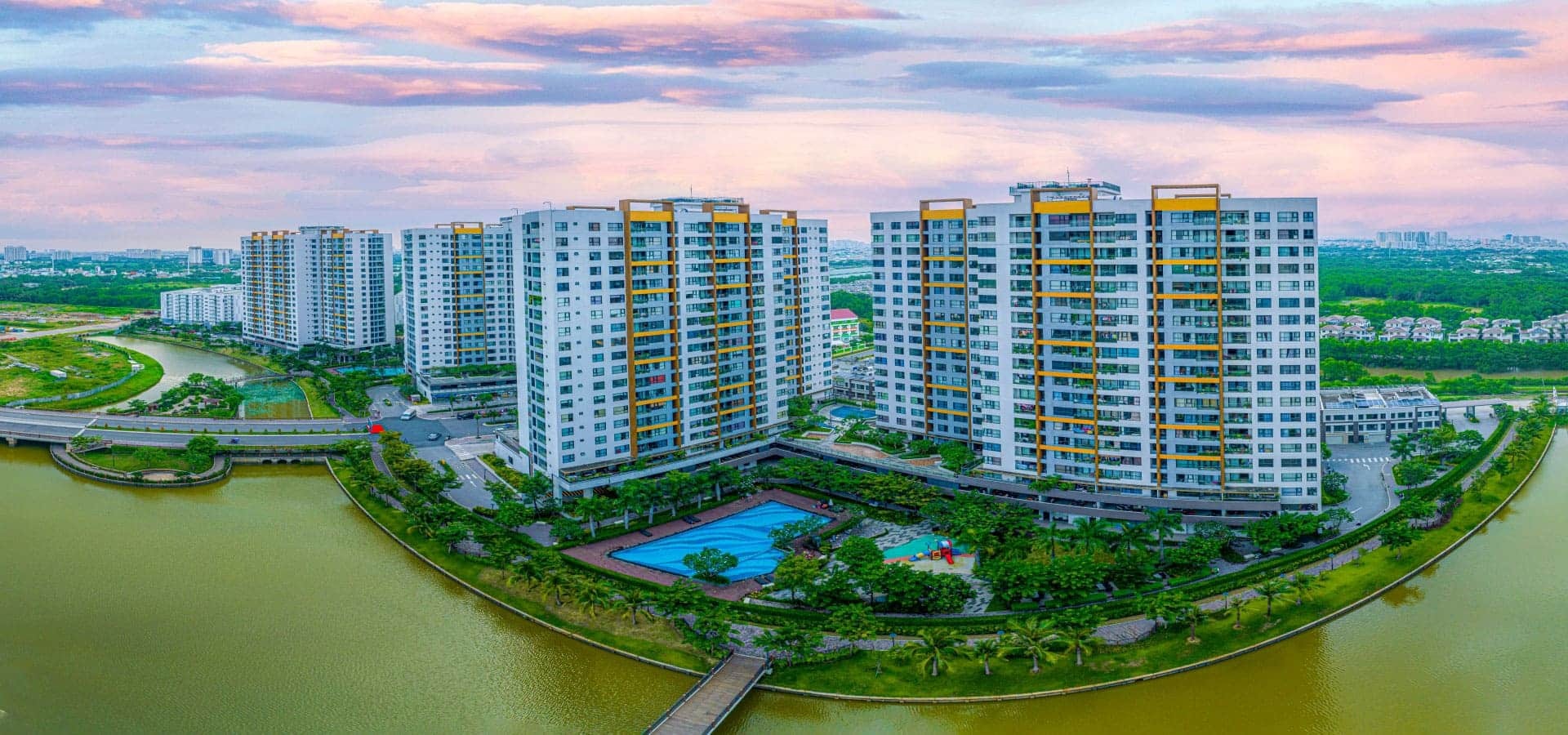 Khu thương mại dịch vụ tại khu đô thị Mizuki Park