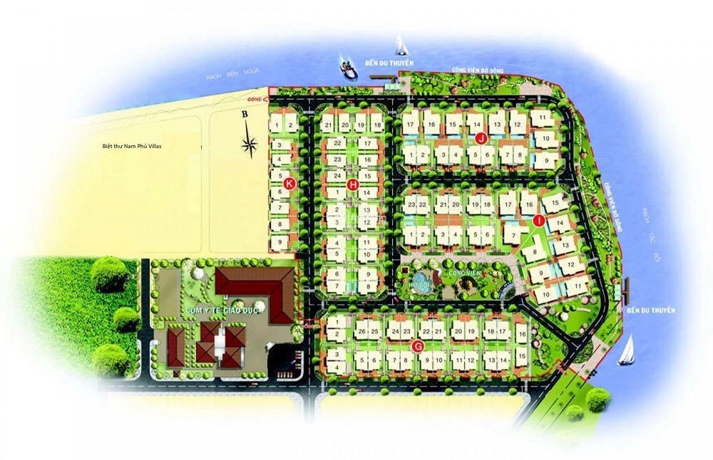 khu đô thị nam phú villas