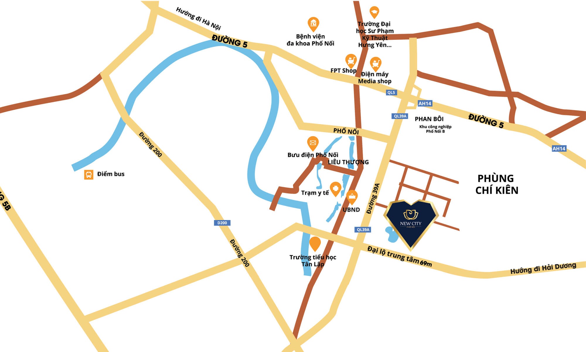 khu đô thị new city phố nối