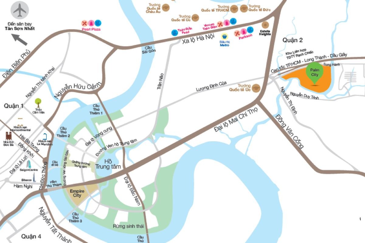 khu đô thị palm city