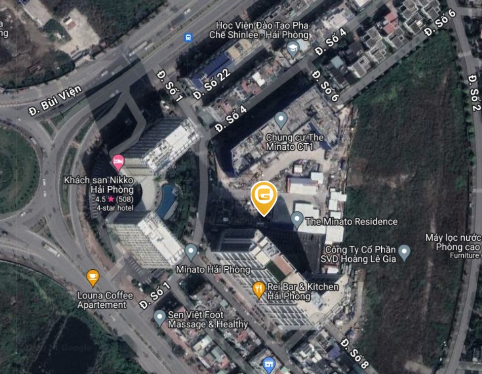 Phối cảnh khu đô thị Waterfront City Hải Phòng nhìn từ trên cao