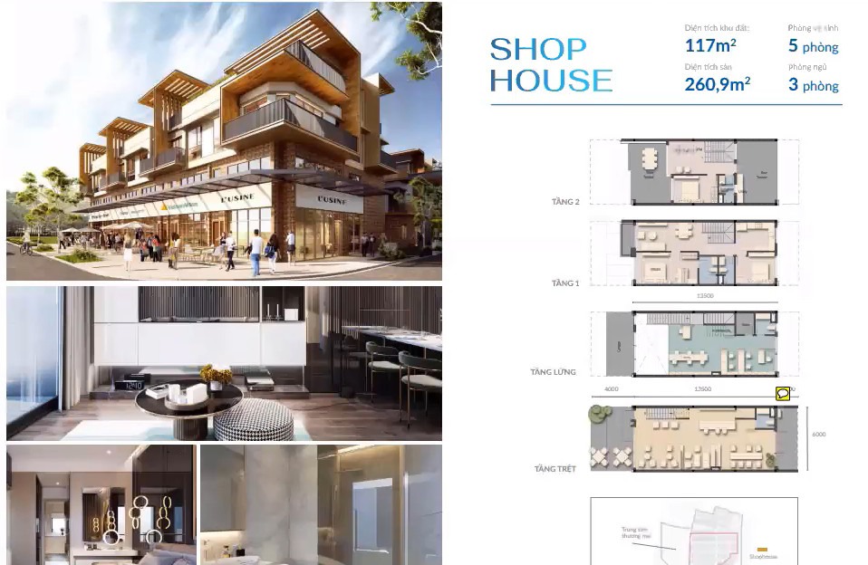 Thiết kế nhà phố thương mại khu đô thị Waterfront City Hải Phòng