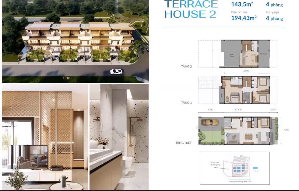 Tháp đôi thương mại 30 tầng Waterfront City Hải Phòng - biểu tượng khu đô thị