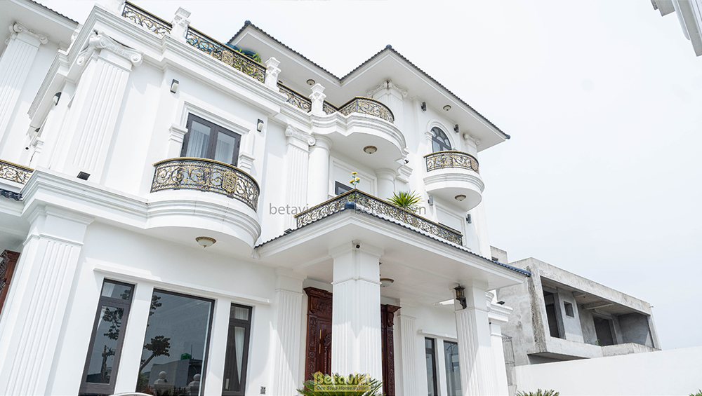 Phần thô Hoàn thiện xây dựng biệt thự lô góc tại Hưng Yên – TC21166