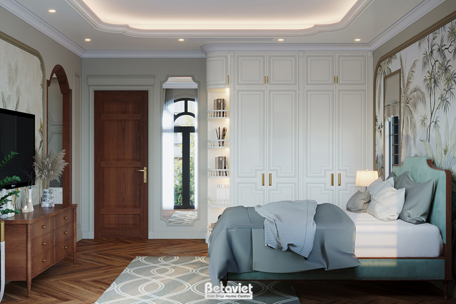 Nội thất phòng ngủ biệt thự Art Deco KT22096 – góc nhìn 15