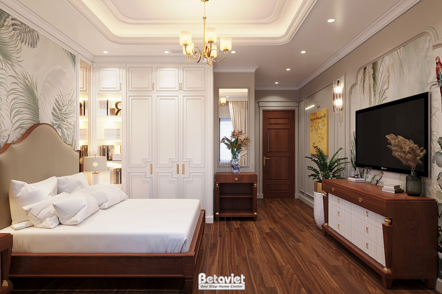 Nội thất phòng ngủ biệt thự Art Deco KT22096 – góc nhìn 10
