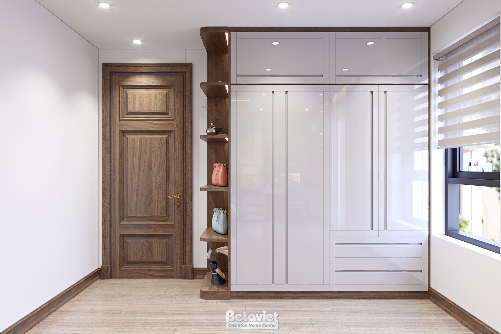 Nội thất phòng ngủ biệt thự hiện đại NT22113 – góc nhìn 12