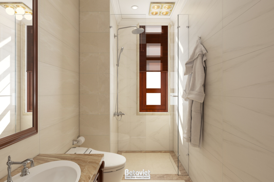 Nội thất phòng tắm biệt thự tân cổ điển NT18133 – góc nhìn 5