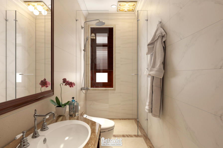 Nội thất phòng tắm biệt thự tân cổ điển NT18133 – góc nhìn 4