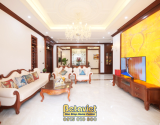 Thi công biệt thự tân cổ điển 3 tầng 468m2 tại Ninh Bình – TC20120