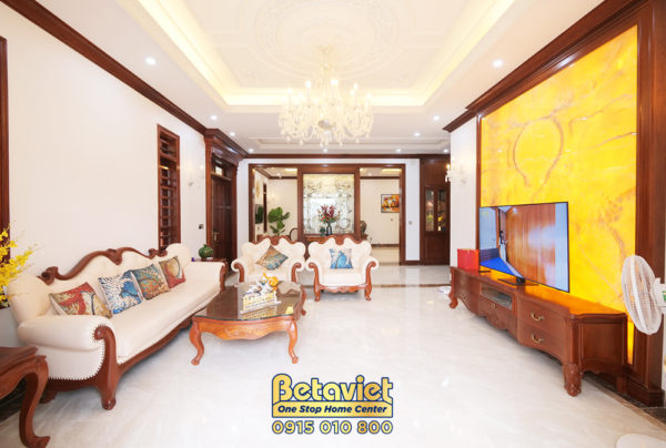 Thi công biệt thự tân cổ điển 3 tầng 468m2 tại Ninh Bình – TC20120