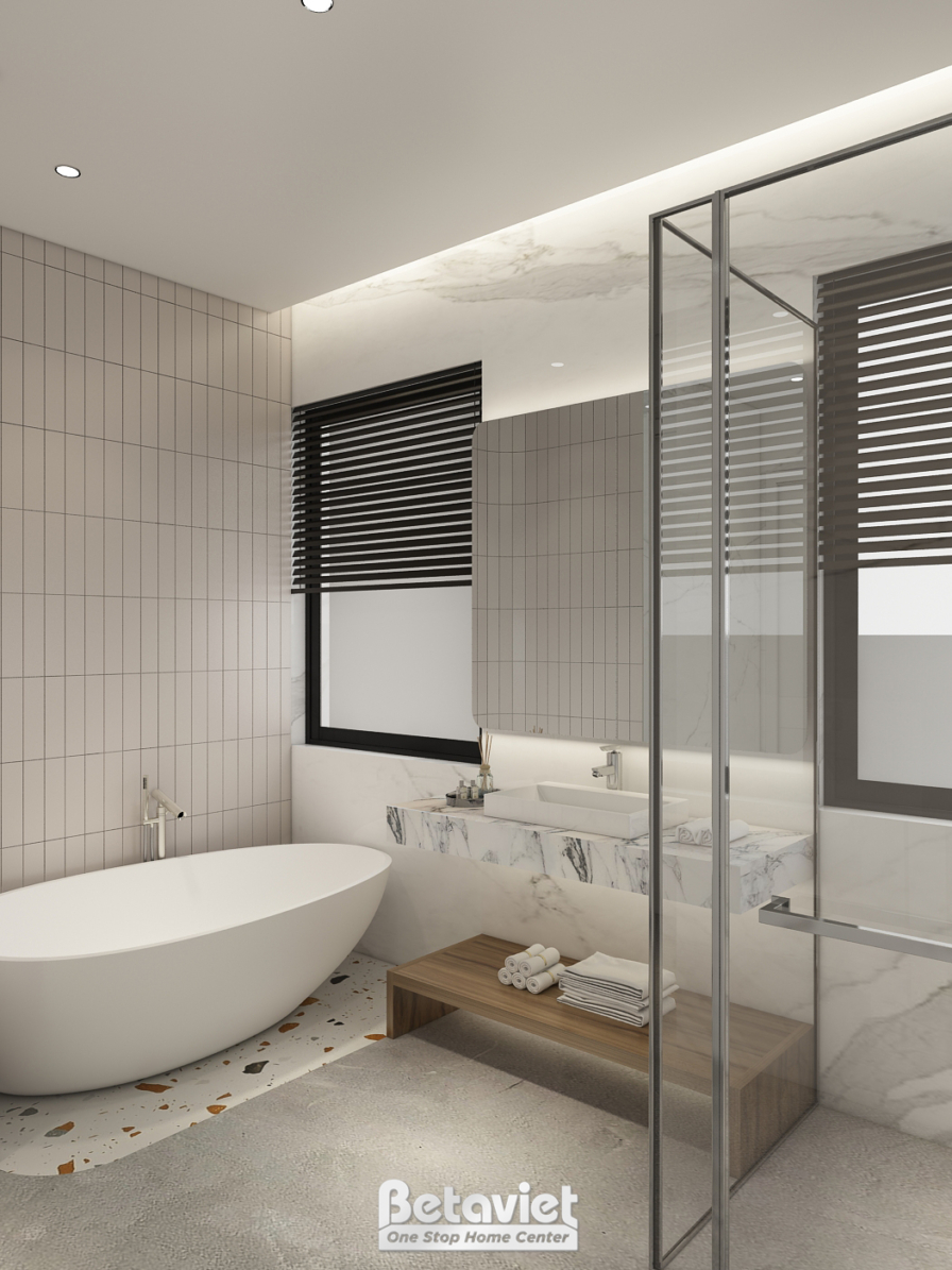 Nội thất phòng tắm biệt thự hiện đại NT22061 – góc nhìn 4