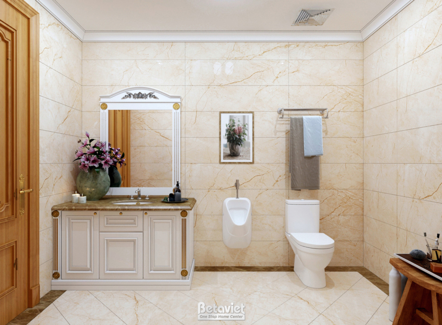 Nội thất phòng tắm biệt thự tân cổ điển KT17044 – góc nhìn 3
