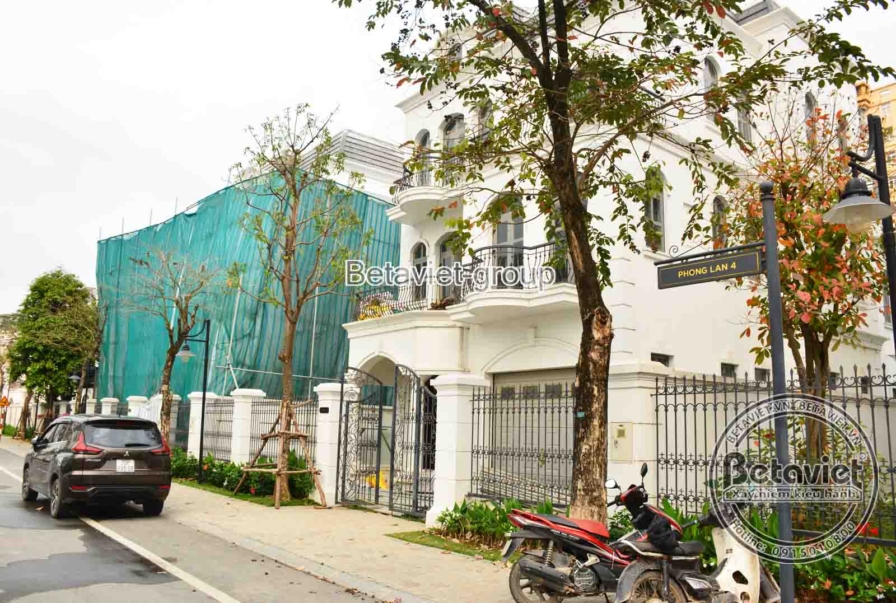 Thi công biệt thự TC20168, giai đoạn thi công phần thô – mặt ngoài công trình (3)