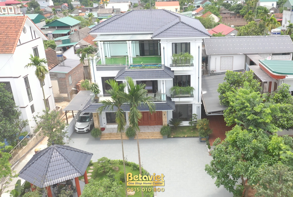 Thiết kế thi công biệt thự hiện đại đẹp tại Phú Thọ – TC22052