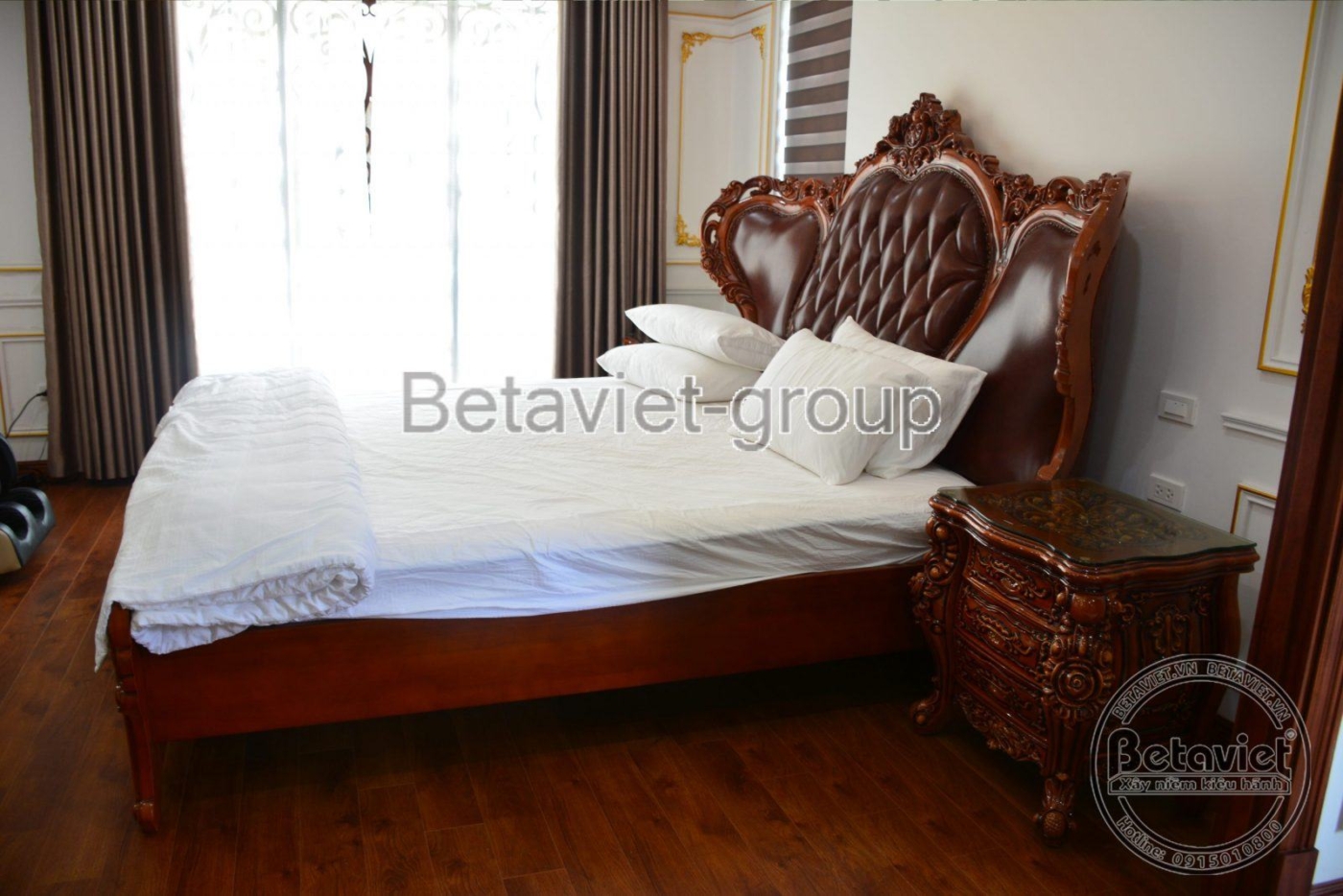 Thi công biệt thự TC20014, giai đoạn hoàn thành – phòng ngủ