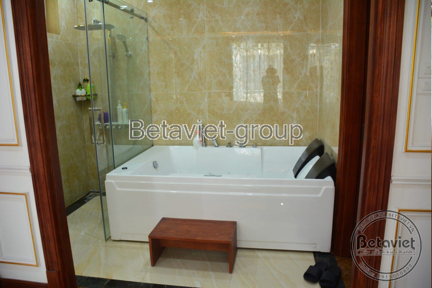 Thi công biệt thự TC20014, giai đoạn hoàn thành – phòng tắm