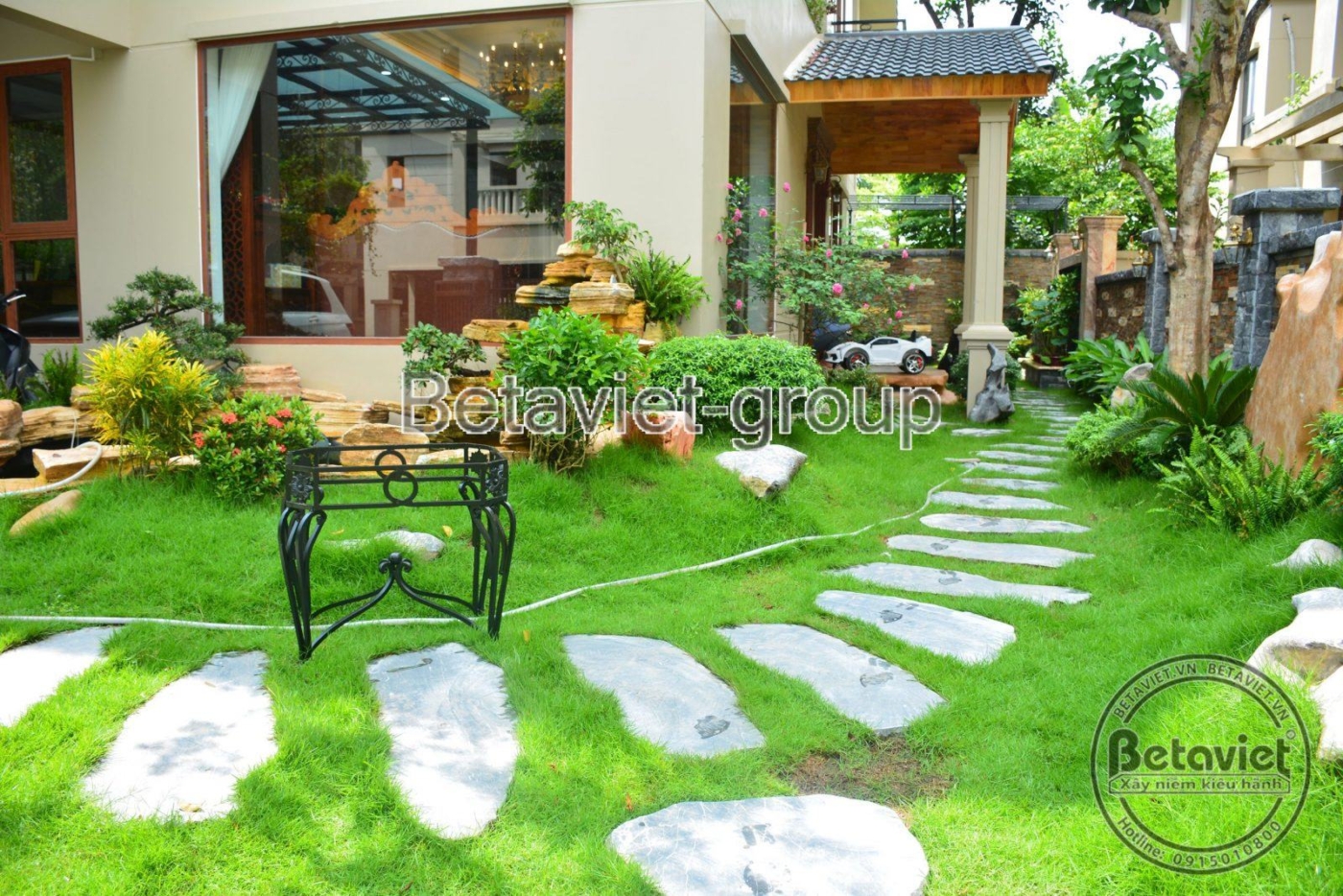 Thi công biệt thự TC20014, giai đoạn hoàn thành – sân vườn (3)