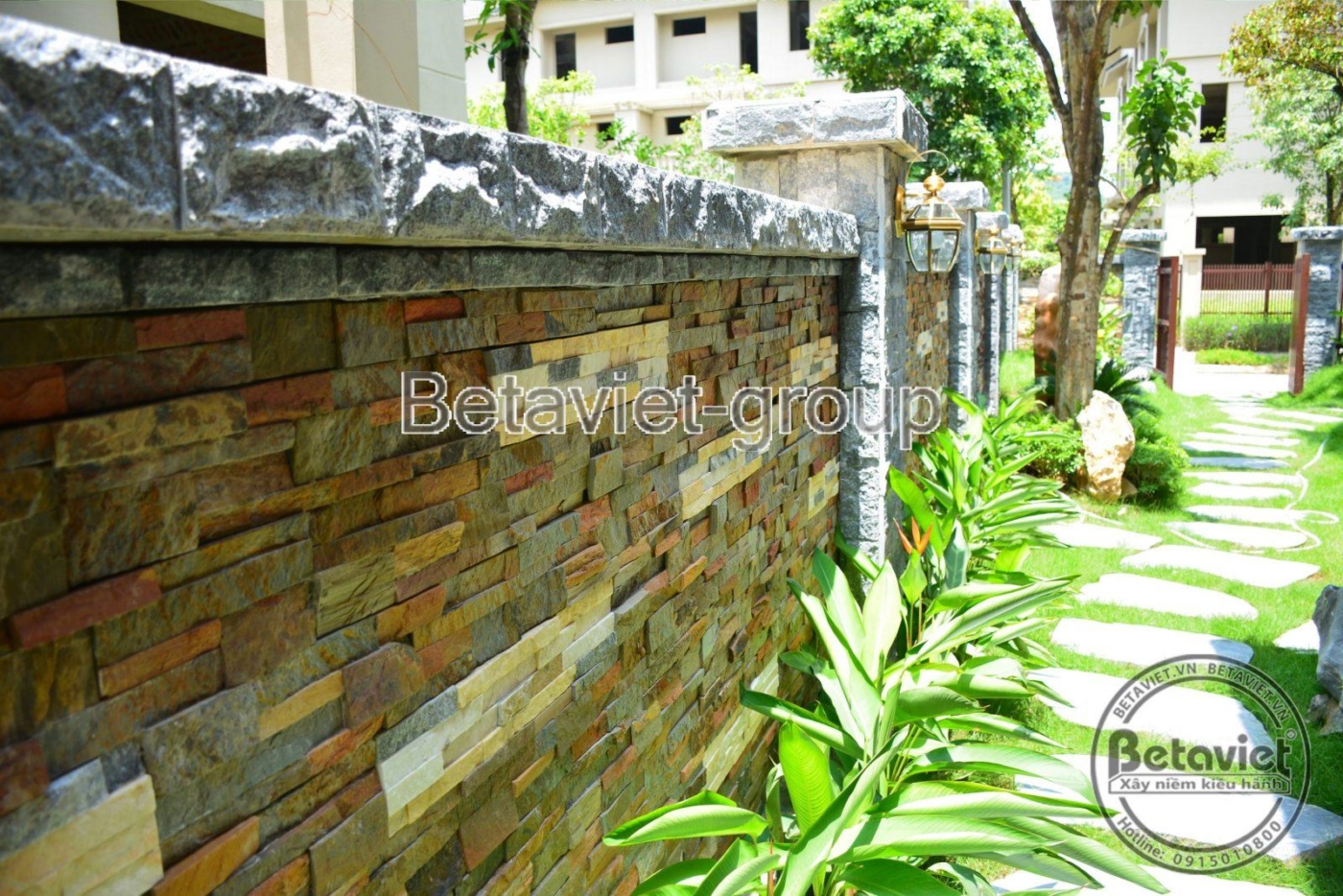 Thi công biệt thự TC20014, giai đoạn hoàn thành – cổng và hàng rào