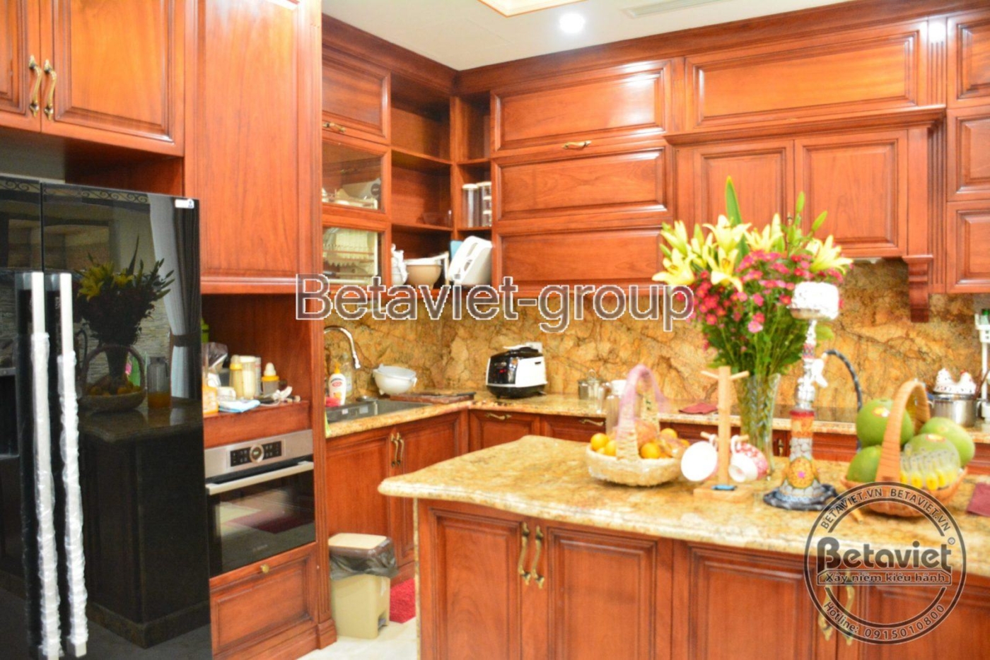 Thi công biệt thự TC20014, giai đoạn hoàn thành – phòng bếp và phòng ăn (2)