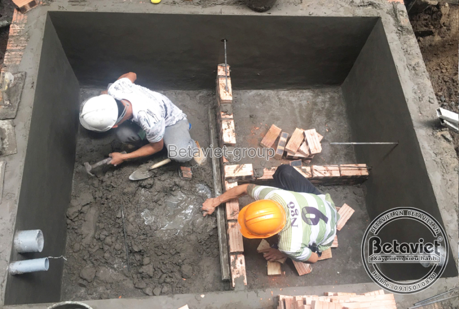 Thi công biệt thự TC20168, giai đoạn thi công phần thô – kết cấu phần thô (3)