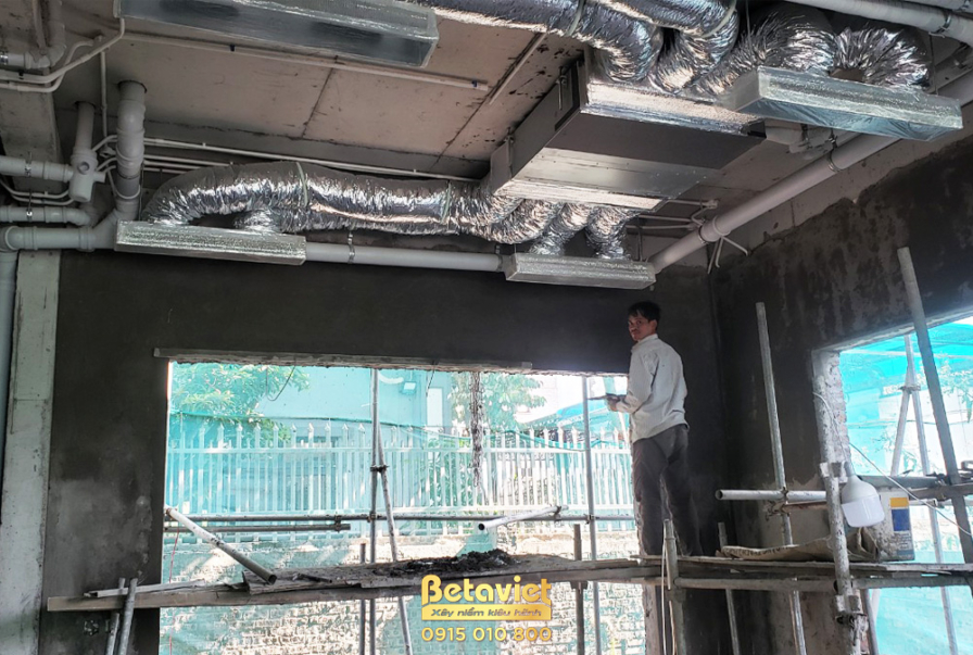 Thi công biệt thự TC21150, giai đoạn thi công phần thô – ảnh thi công thực tế (2)