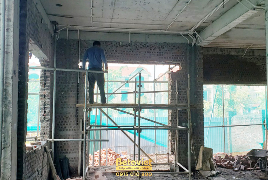 Thi công biệt thự TC21150, giai đoạn thi công phần thô – kết cấu phần thô (6)