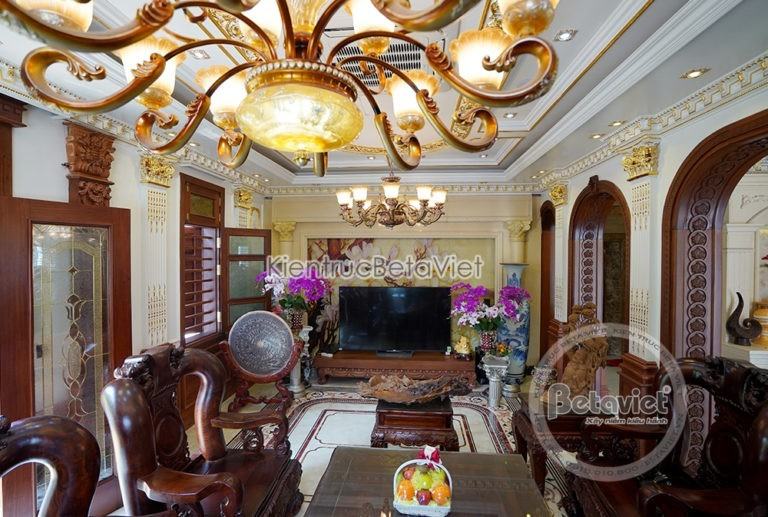Thi công biệt thự cổ điển KĐT Lideco
