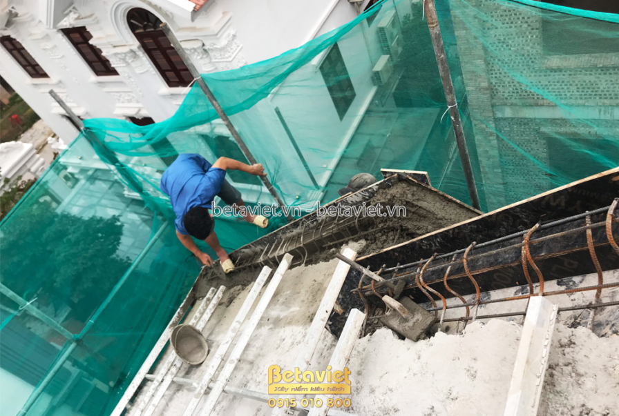 Thi công biệt thự TC21150, giai đoạn thi công phần thô – kết cấu phần thô (5)
