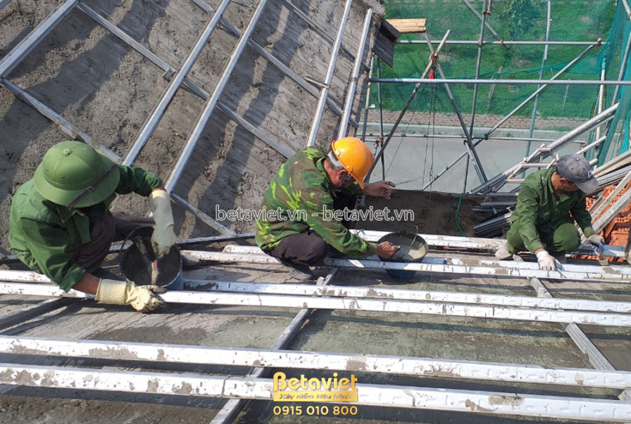 Thi công biệt thự TC21150, giai đoạn thi công phần thô – ảnh thi công thực tế (3)