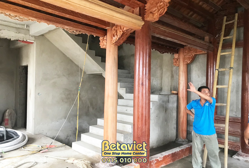 Phần thô Thi công biệt thự cao cấp KĐT Vinhomes Star City Thanh Hóa – TC21084