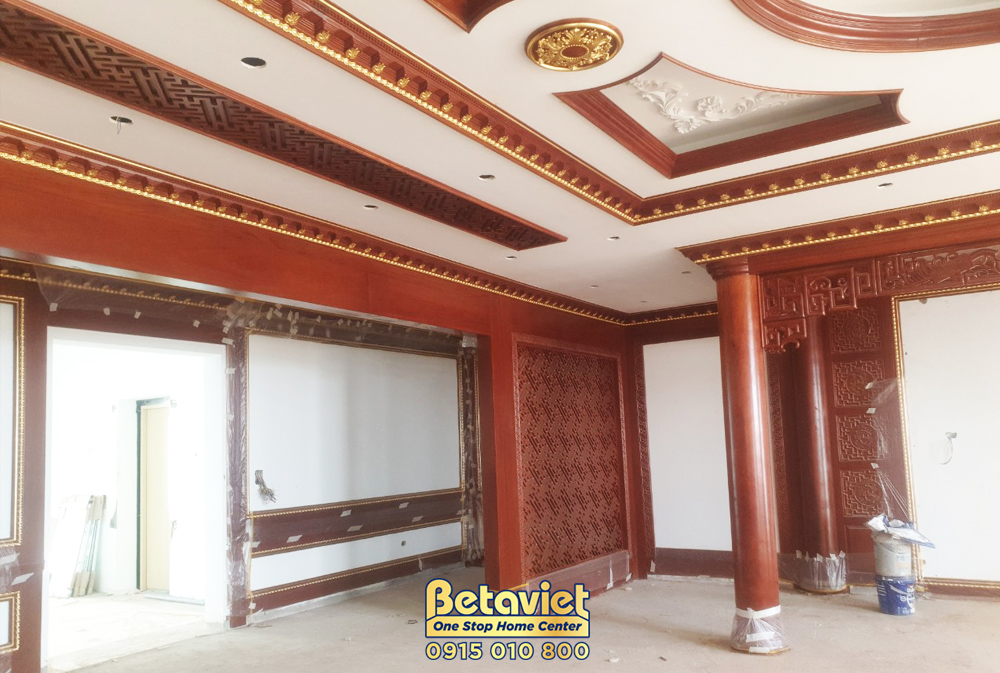 Phần thô Quá trình thi công nhà biệt thự cổ điển 7 tầng 1340m2 tại Thanh Hóa – TC20018