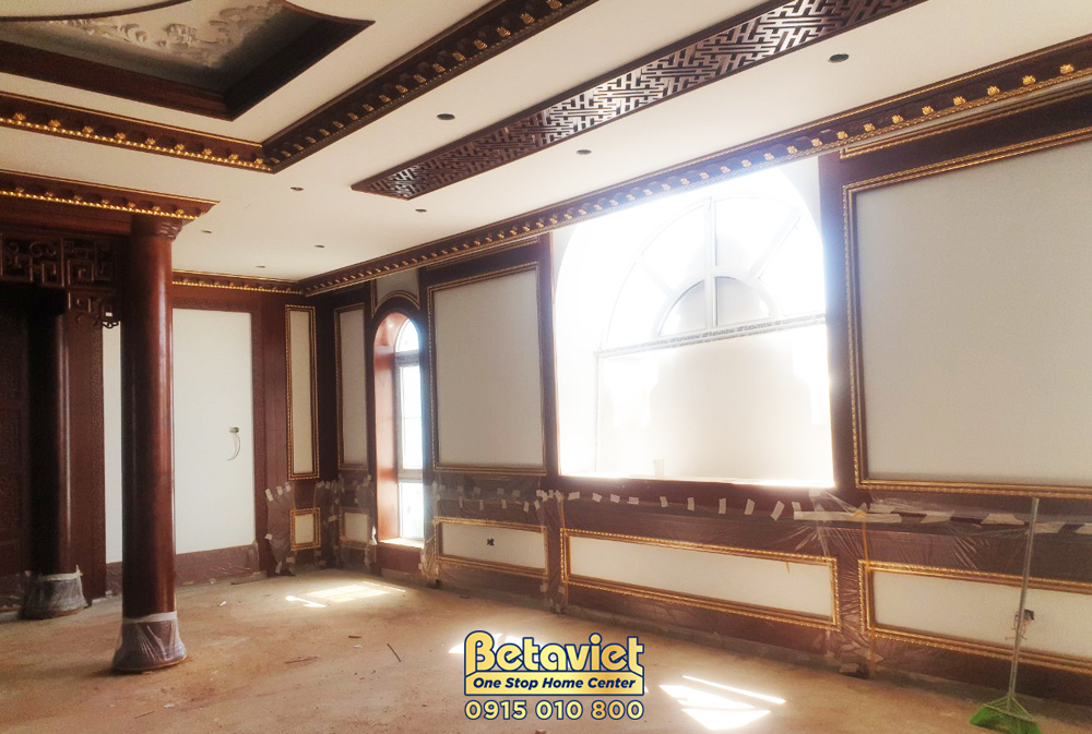 Phần thô Quá trình thi công nhà biệt thự cổ điển 7 tầng 1340m2 tại Thanh Hóa – TC20018