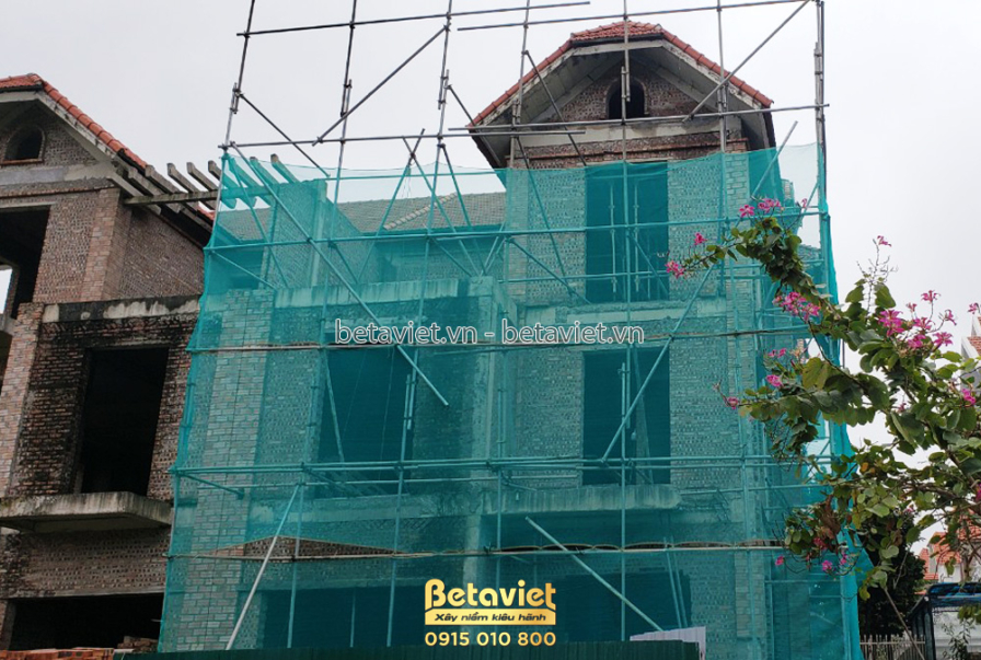 Thi công biệt thự TC21150, giai đoạn thi công phần thô – mặt ngoài công trình (13)