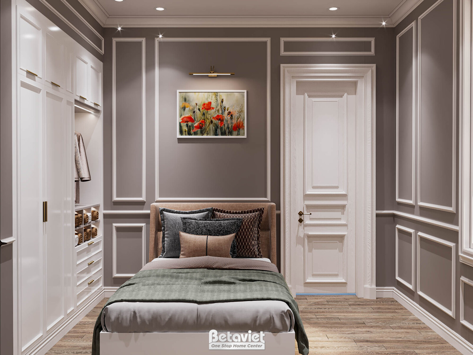 Nội thất phòng ngủ biệt thự hiện đại KT21114 – góc nhìn 19