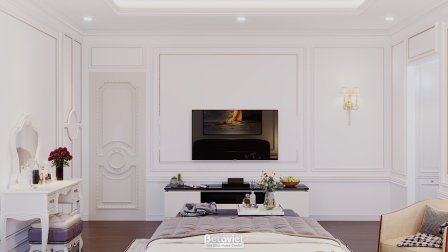 Nội thất phòng ngủ biệt thự Art Deco NT20105 – góc nhìn 11