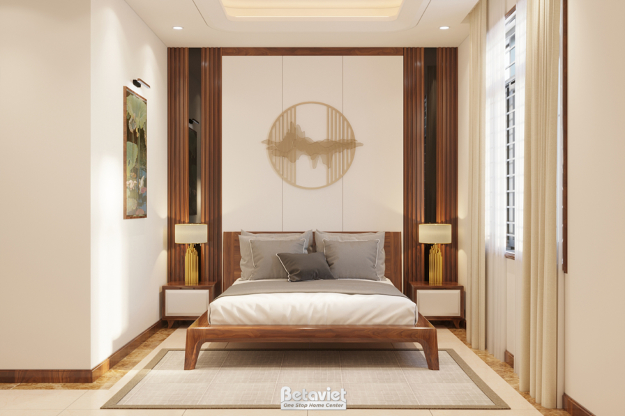Nội thất phòng ngủ biệt thự hiện đại NT22067 – góc nhìn 6