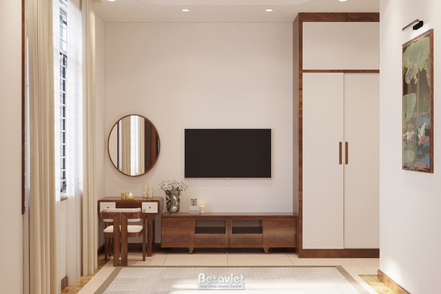 Nội thất phòng ngủ biệt thự hiện đại NT22067 – góc nhìn 13