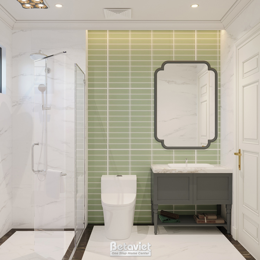 Nội thất phòng tắm biệt thự Art Deco KT22096 – góc nhìn 4