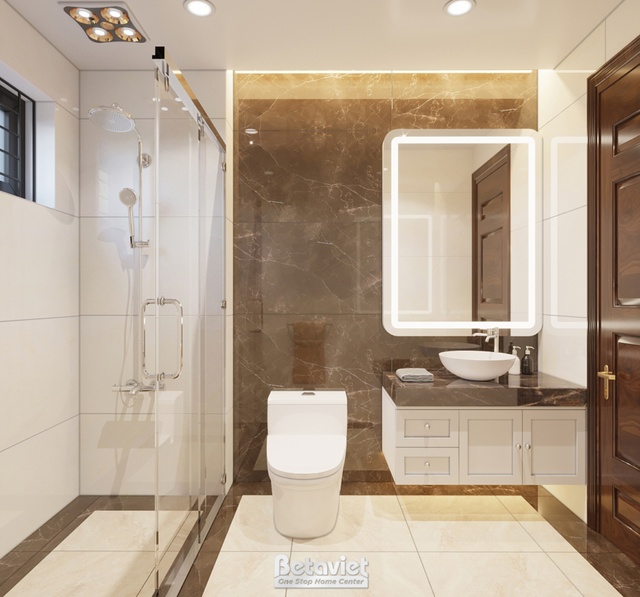 Nội thất phòng tắm biệt thự hiện đại NT22067 – góc nhìn 3