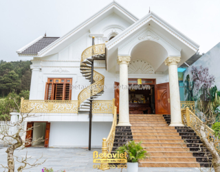 Xây biệt thự tân cổ điển 194m2 giữa cao nguyên Mộc Châu – TC19064