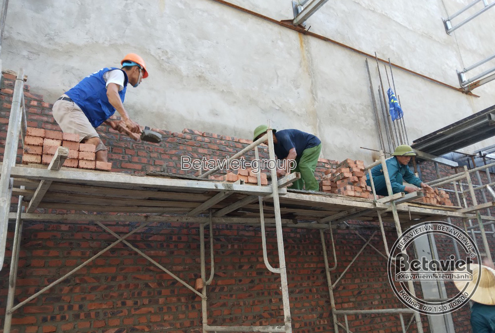 Phần thô Quá trình thi công nhà biệt thự cổ điển 7 tầng 1340m2 tại Thanh Hóa – TC20018